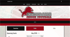 Desktop Screenshot of cochranefootball.com
